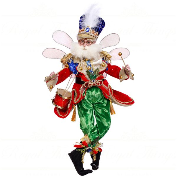 Mr 51 64318 Mark Roberts Christmas Dolls Small Drummer Fairy Doll Red Green Blue