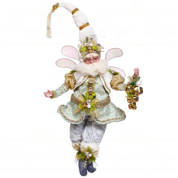 Mr 51 64348 Mark Roberts Christmas Dolls Medium Jingle Bells Fairy Doll Light Green Blue Gold