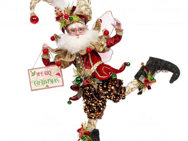 Mr 51 64360 Mark Roberts Christmas Dolls Medium Merry Xmas Fairy Doll Red Multi