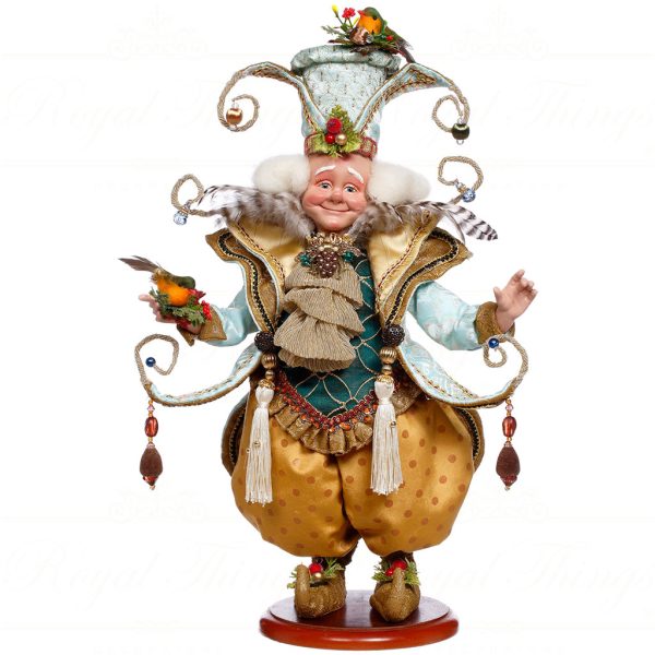 Mr 51 64508 Mark Roberts Maison Du Soleil Christmas Dolls Elfe Boulanger Doll Gold Cream