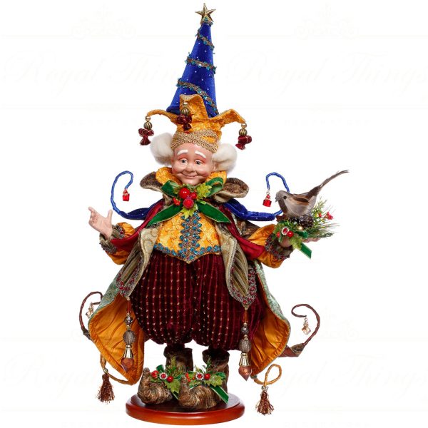 Mr 51 64510 Mark Roberts Maison Du Soleil Christmas Dolls Elfe Du Marche De Noel Doll Blue Gold