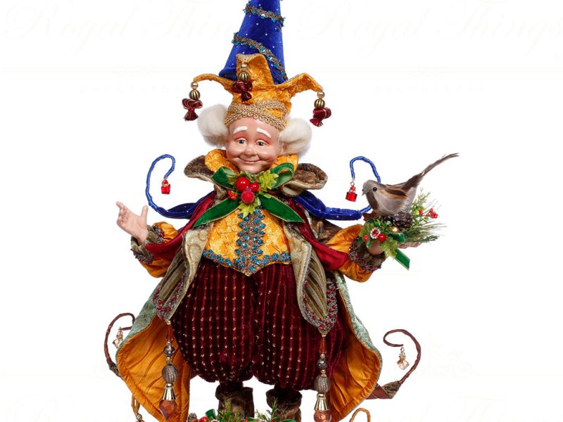 Mr 51 64510 Mark Roberts Maison Du Soleil Christmas Dolls Elfe Du Marche De Noel Doll Blue Gold