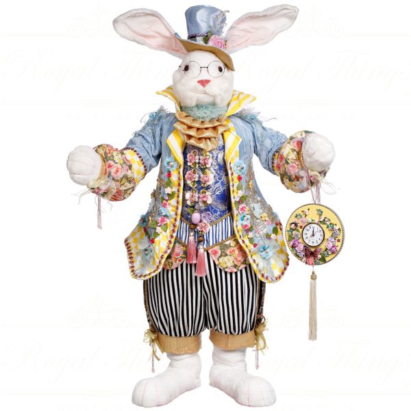Mr 5163892 Mark Roberts Spring Dolls Master Of Ceremonies Rabbit Blue Yellow Pink