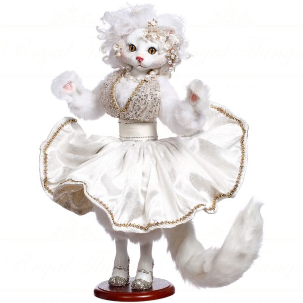 Mr 5163916 Mark Roberts Spring Dolls Catherine Monroe White Gold