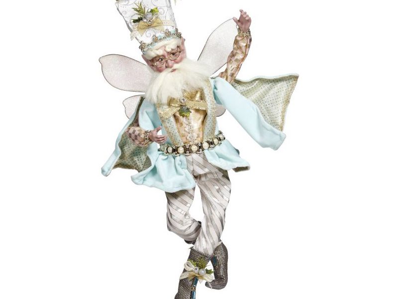 Mark roberts white silver blue spirit of christmas fairy doll 51 85824