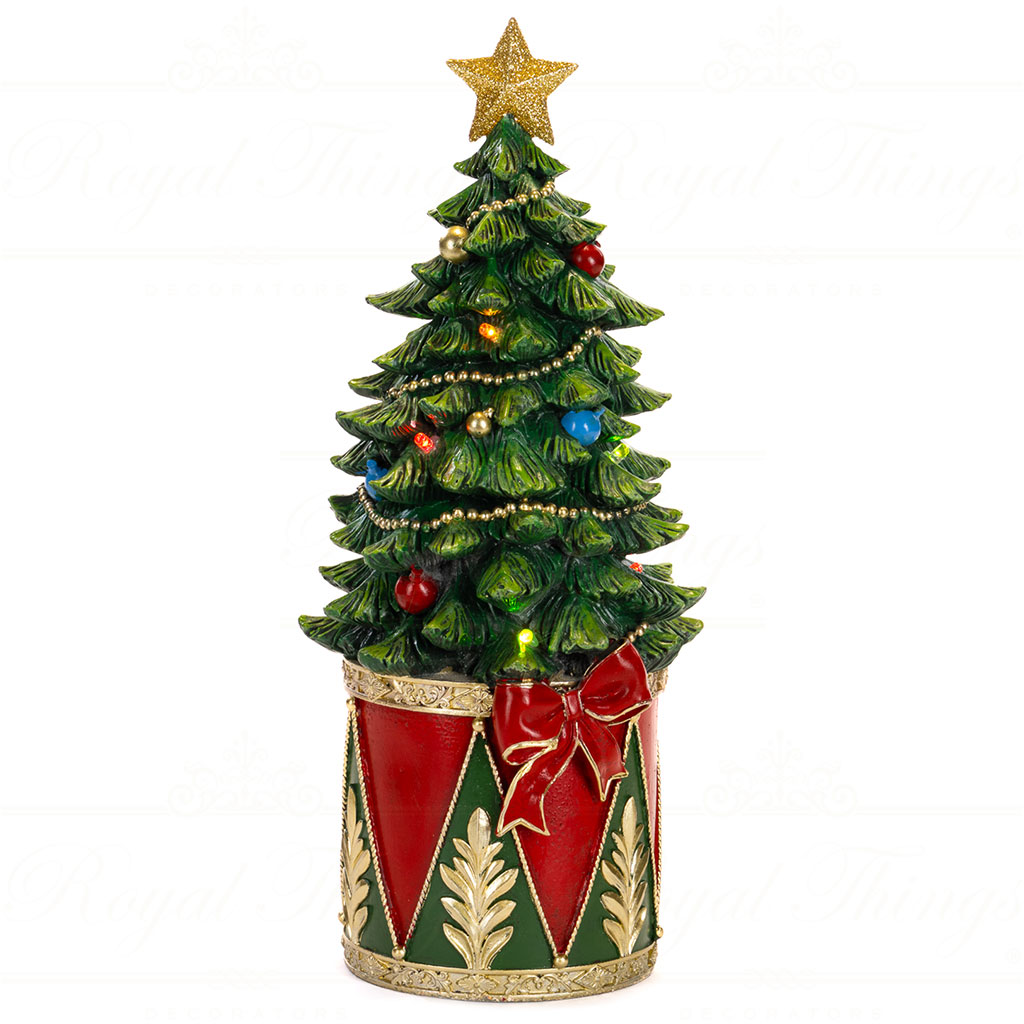 S 30759 goodwill christmas decorative items led xmas tree on drum tabletop green red battery operated S 30759 Goodwill Christmas Decorative Items Led Xmas Tree On Drum Tabletop Green Red Battery Operated