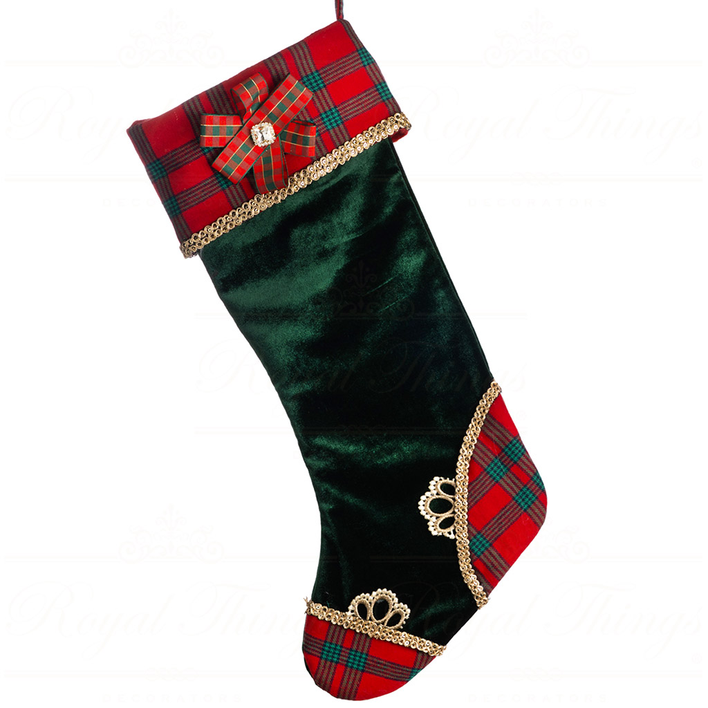 T 79092 goodwill christmas decorative items fabric xmas santa stocking red green gold vari green T 79092 Goodwill Christmas Decorative Items Fabric Xmas Santa Stocking Red Green Gold Vari Green