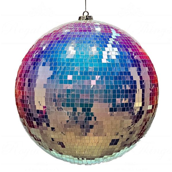 Tr 19093 Goodwill Christmas Balls Mirrorball Irish Disco Ball Blue Pink