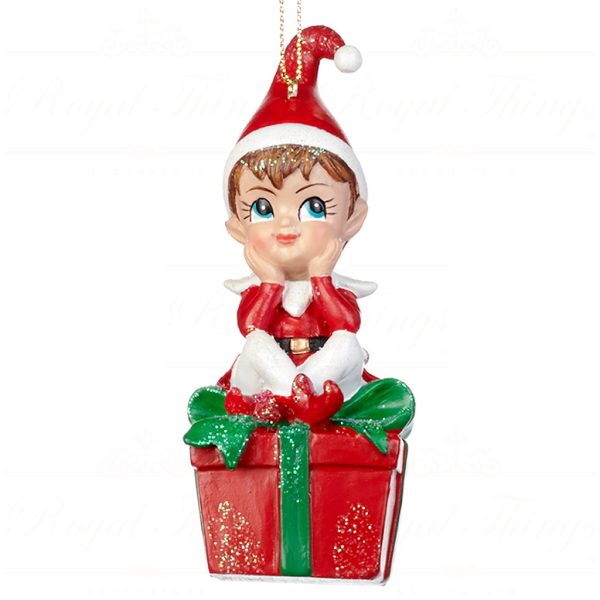Tr 21294 Goodwill Christmas Ornaments Xmas Elf Helper Ornament Red Green White Vari B