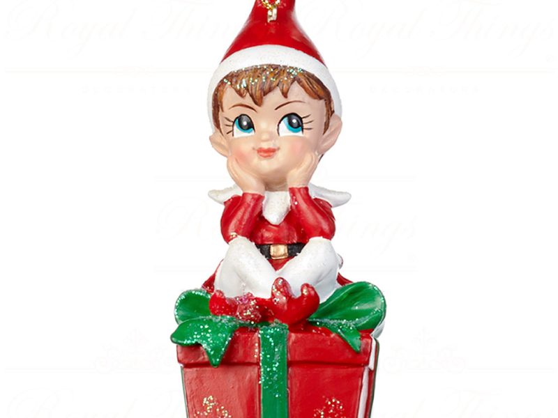 Tr 21294 Goodwill Christmas Ornaments Xmas Elf Helper Ornament Red Green White Vari B