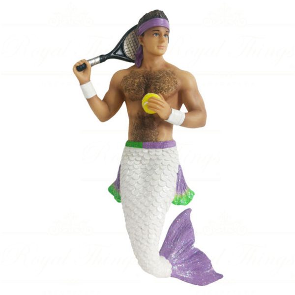 December Diamonds Christmas Ornaments Ace Tennis Merman Gay White Purple Green Dd 55 55160