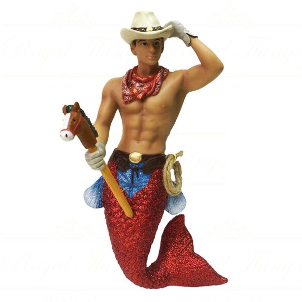 December Diamonds Christmas Ornaments Cowpoke Merman Gay Red Blue Brown Dd 55 55078