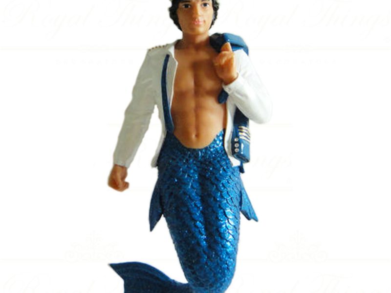 December Diamonds Christmas Ornaments Flyboy Merman Gay Blue White Dd 55 90766