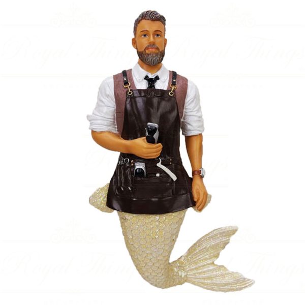 December Diamonds Christmas Ornaments Fresh Cut Merman Gay Black Brown Cream Dd 55 55136