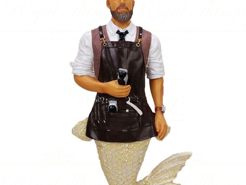 December Diamonds Christmas Ornaments Fresh Cut Merman Gay Black Brown Cream Dd 55 55136