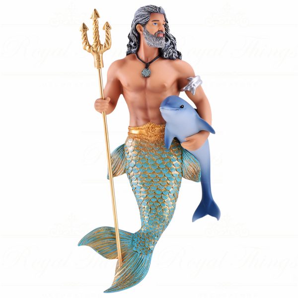 December Diamonds Christmas Ornaments Hydros Merman Gay Dolphin Green Blue Gold Dd 55 55440