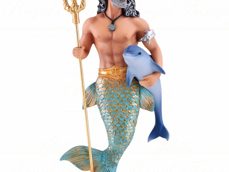December Diamonds Christmas Ornaments Hydros Merman Gay Dolphin Green Blue Gold Dd 55 55440