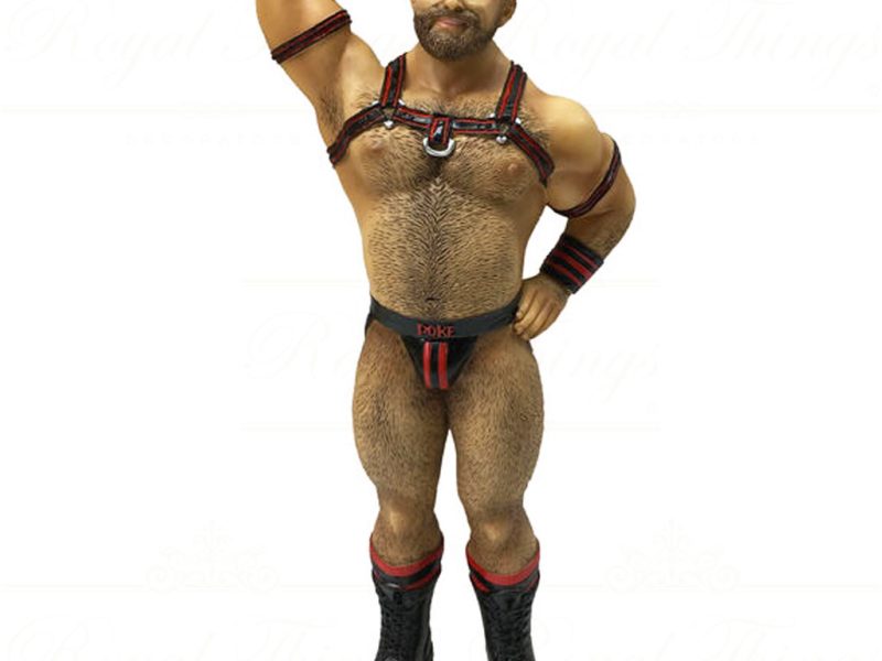 December Diamonds Christmas Ornaments Leather Bear Gay Black Brown Dd 55 55304