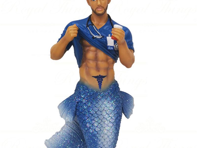 December Diamonds Christmas Ornaments Nurse Sixpack Merman Gay Blue White Dd 55 55133
