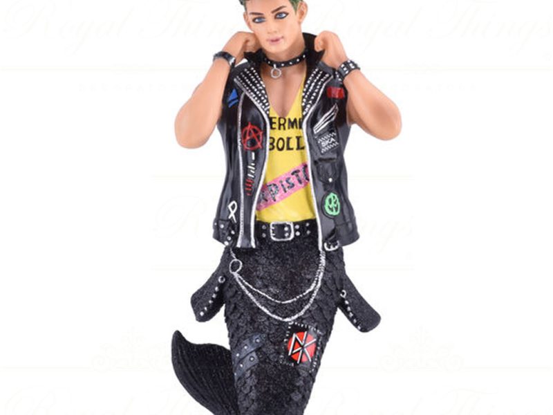 December Diamonds Christmas Ornaments Punk Rocker Merman Gay Black Multi Dd 55 55424