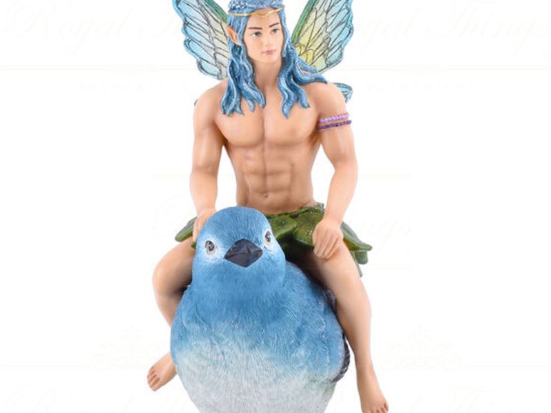 December Diamonds Christmas Ornaments Wren Fairy Bird Gay Blue Green Dd 55 55428