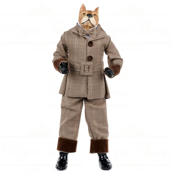 Goodwill Animal Dolls Country Club Dog Cream Brown J 61550