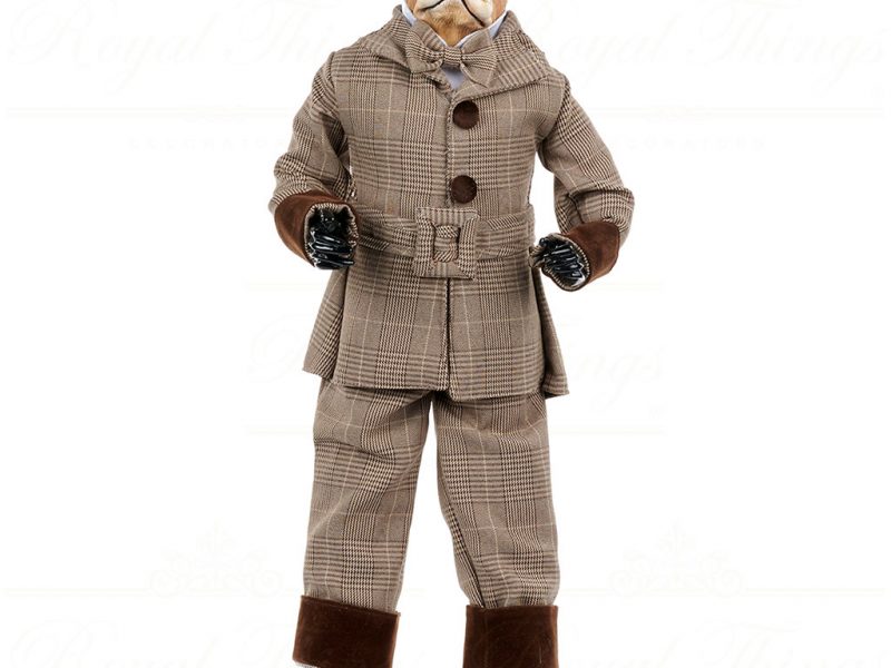 Goodwill Animal Dolls Country Club Dog Cream Brown J 61550