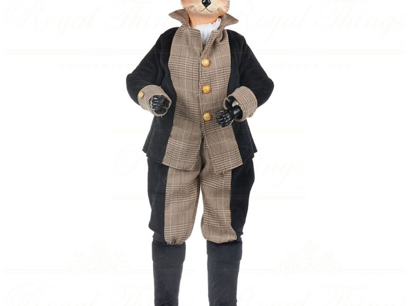 Goodwill Animal Dolls Country Club Fox Brown Black J 61553