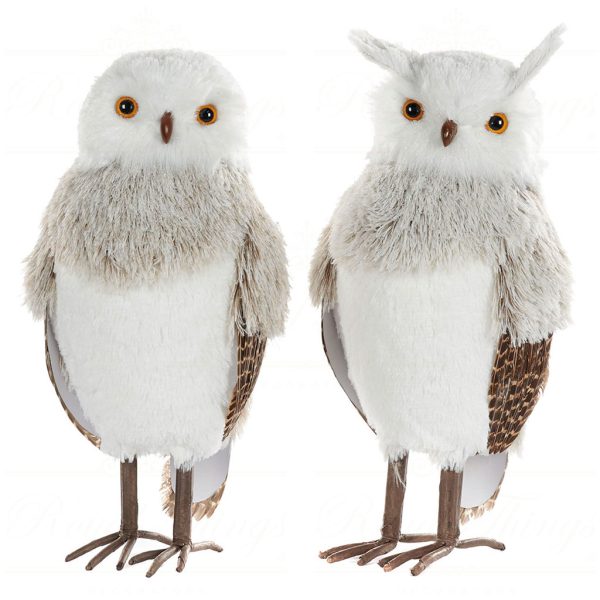 Goodwill Animal Dolls Feathered Owl White Brown T 76415