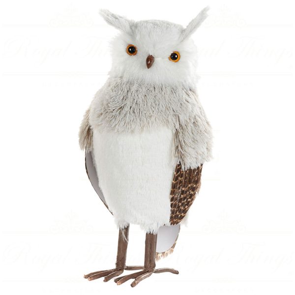 Goodwill Animal Dolls Feathered Owl White Brown T 76415 Male