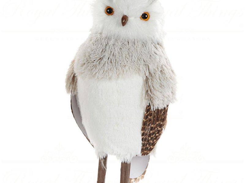 Goodwill Animal Dolls Feathered Owl White Brown T 76415 Male
