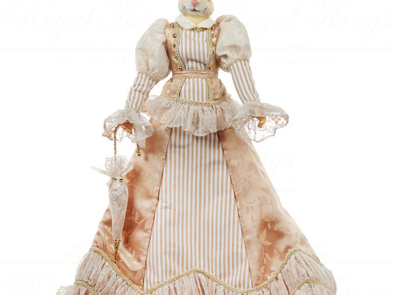 Goodwill Animal Dolls Lady Bunny Cream Gold J 61255