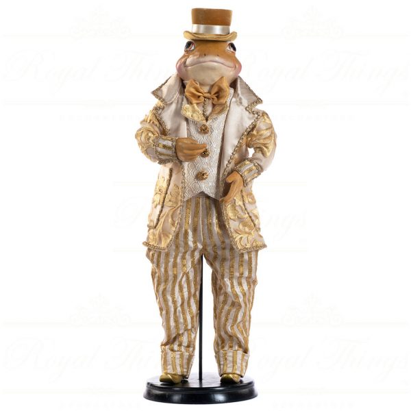 Goodwill Animal Dolls Willow Woods Gentleman Frog Cream B 90050
