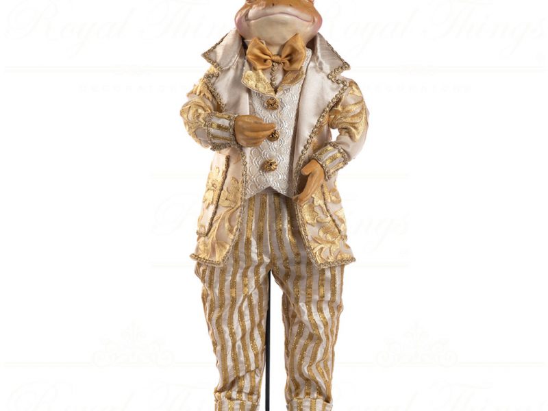 Goodwill Animal Dolls Willow Woods Gentleman Frog Cream B 90050