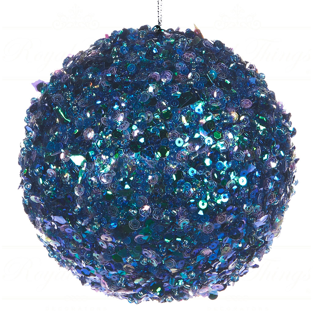 goodwill chirstmas ball glitter sequin ball blue SP 20235 Goodwill Chirstmas Ball Glitter Sequin Ball Blue Sp 20235