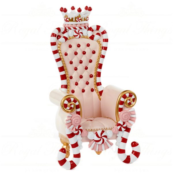 Goodwill Christmas Decorative Items Candy Cane Throne Pink Red White D 45251