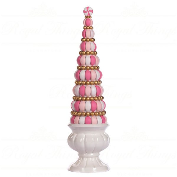 Goodwill Christmas Decorative Items Candy Topiary Tree In Pot Pink White D 45438