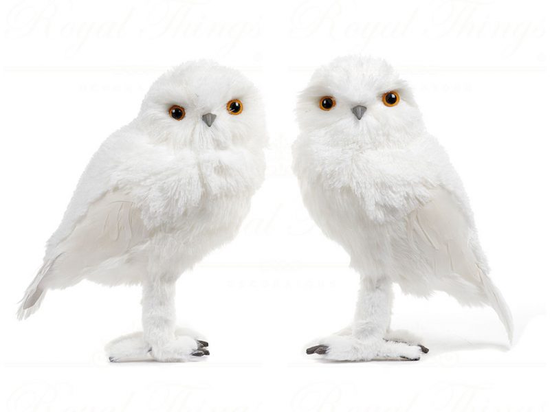 Goodwill Christmas Decorative Items Furry Snowly Owl T 78046