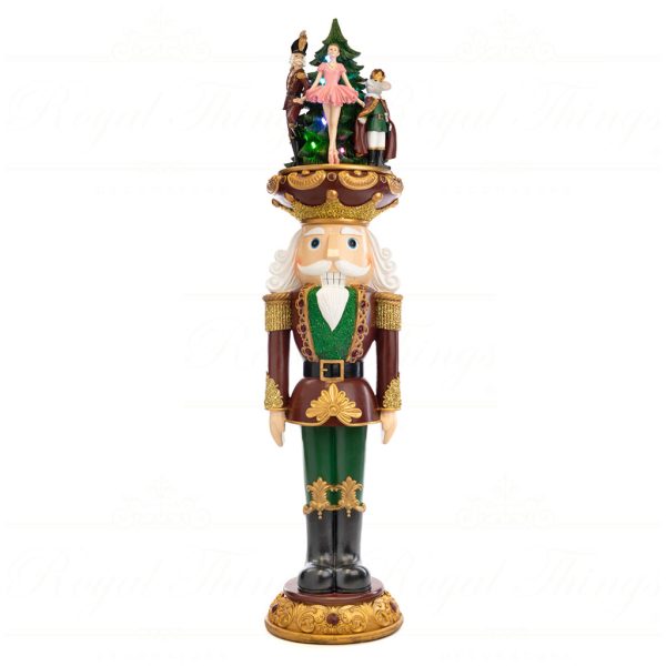 Goodwill Christmas Decorative Items Led Nutcracker Christmas Tree Red Green Gold S 30522