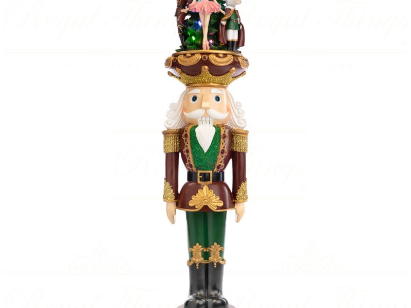 Goodwill Christmas Decorative Items Led Nutcracker Christmas Tree Red Green Gold S 30522