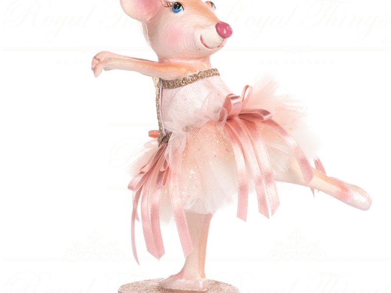 Goodwill Christmas Decorative Items Music Box Ballerina Bettina Pink White B 90368