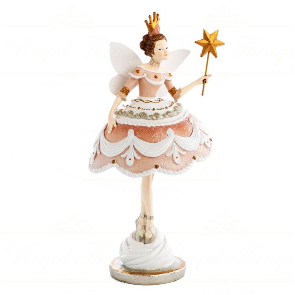 Goodwill Christmas Decorative Items Sugarplum Ballerina Pink White Gold D 44116