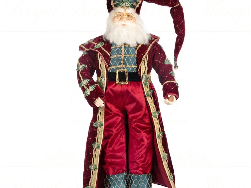 Goodwill Christmas Dolls Nutcracker Santa Red Green Gold White Beige J 60002