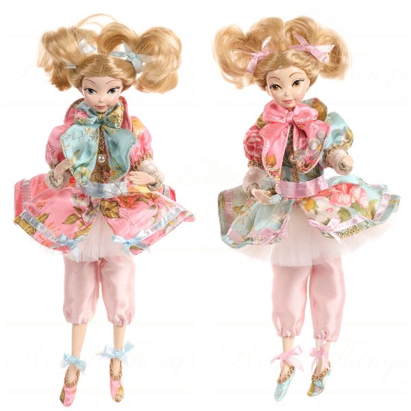 Goodwill Christmas Dolls Alice In Candyland Doll Pink Blue Multicolor J 59101