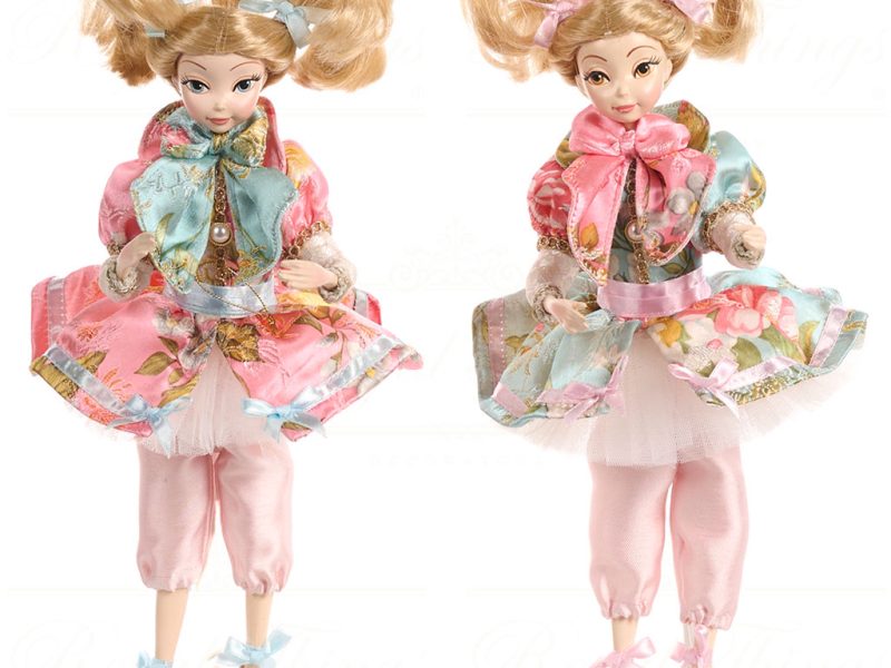 Goodwill Christmas Dolls Alice In Candyland Doll Pink Blue Multicolor J 59101