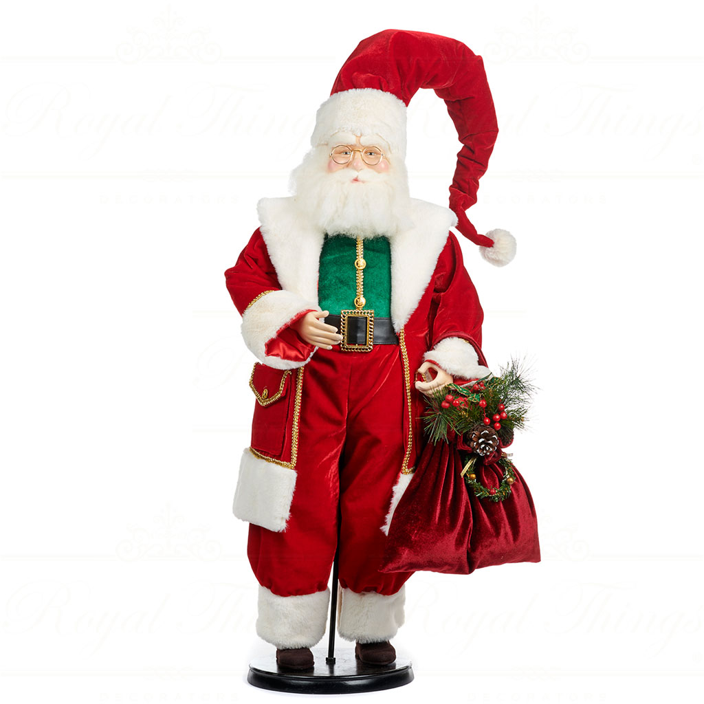 goodwill christmas dolls santa express doll red green white gold J 60202 Goodwill Christmas Dolls Santa Express Doll Red Green White Gold J 60202