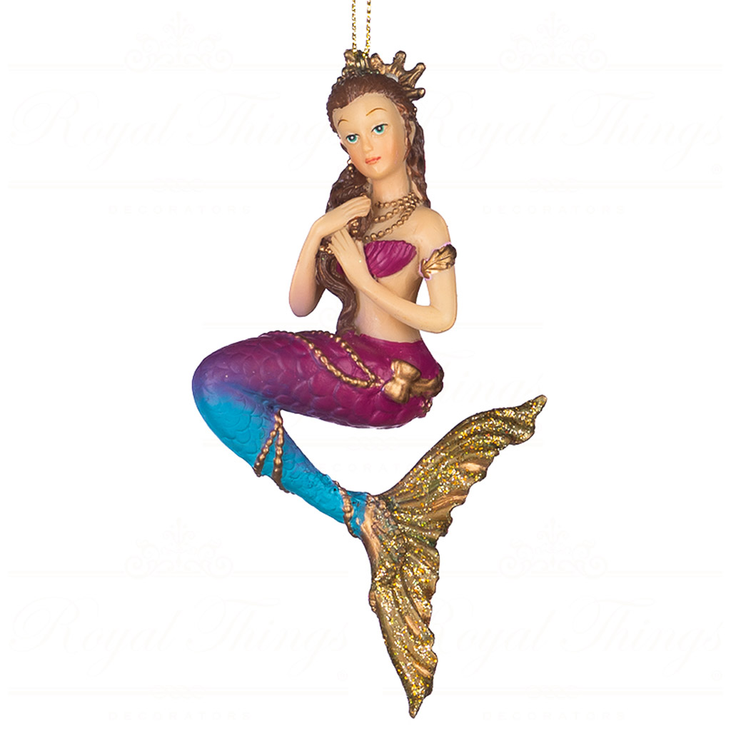 goodwill christmas ornament botanica mermaid gold purple blue TR 20606 closed Goodwill Christmas Ornament Botanica Mermaid Gold Purple Blue Tr 20606 Closed