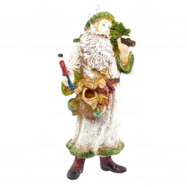 Goodwill Christmas Ornament Heritage Old Style Christmas Figurine Red Green White Kc 66 18886 A