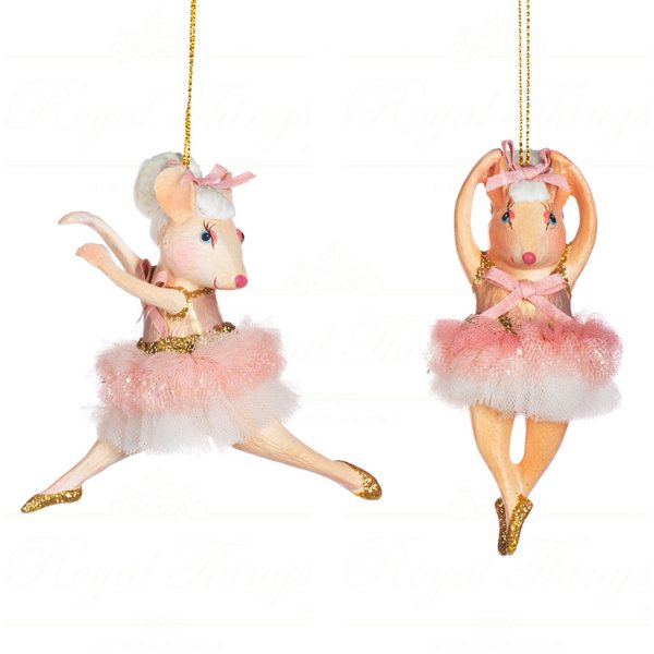 Goodwill Christmas Ornament Music Box Ballerina Bettina Pink White B 90351