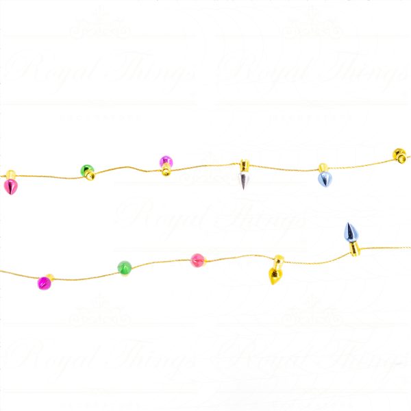 Goodwill Christmas Ribbon Litlle Light Bulbs Multicolor A 60042